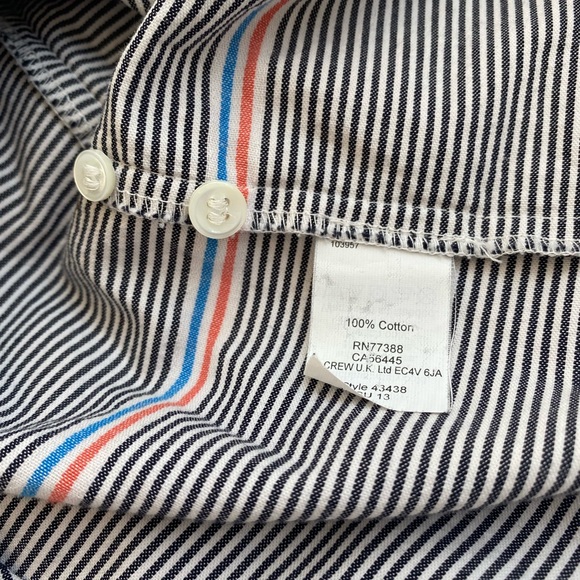 J. CREW Women’s Striped Shirt with 3/4 Sleeves. Size: 0 - Picture 11 of 11